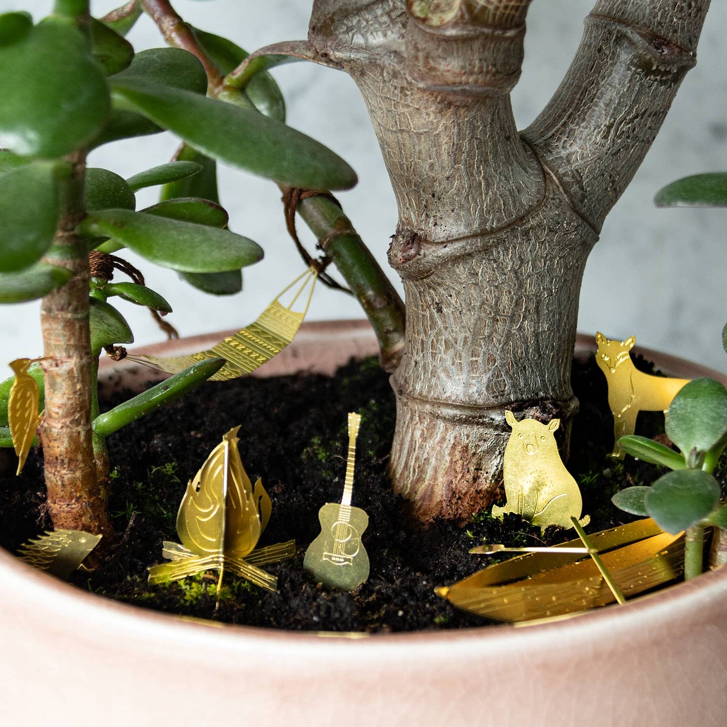 Tiny Camping – mini messing campingset voor je plant