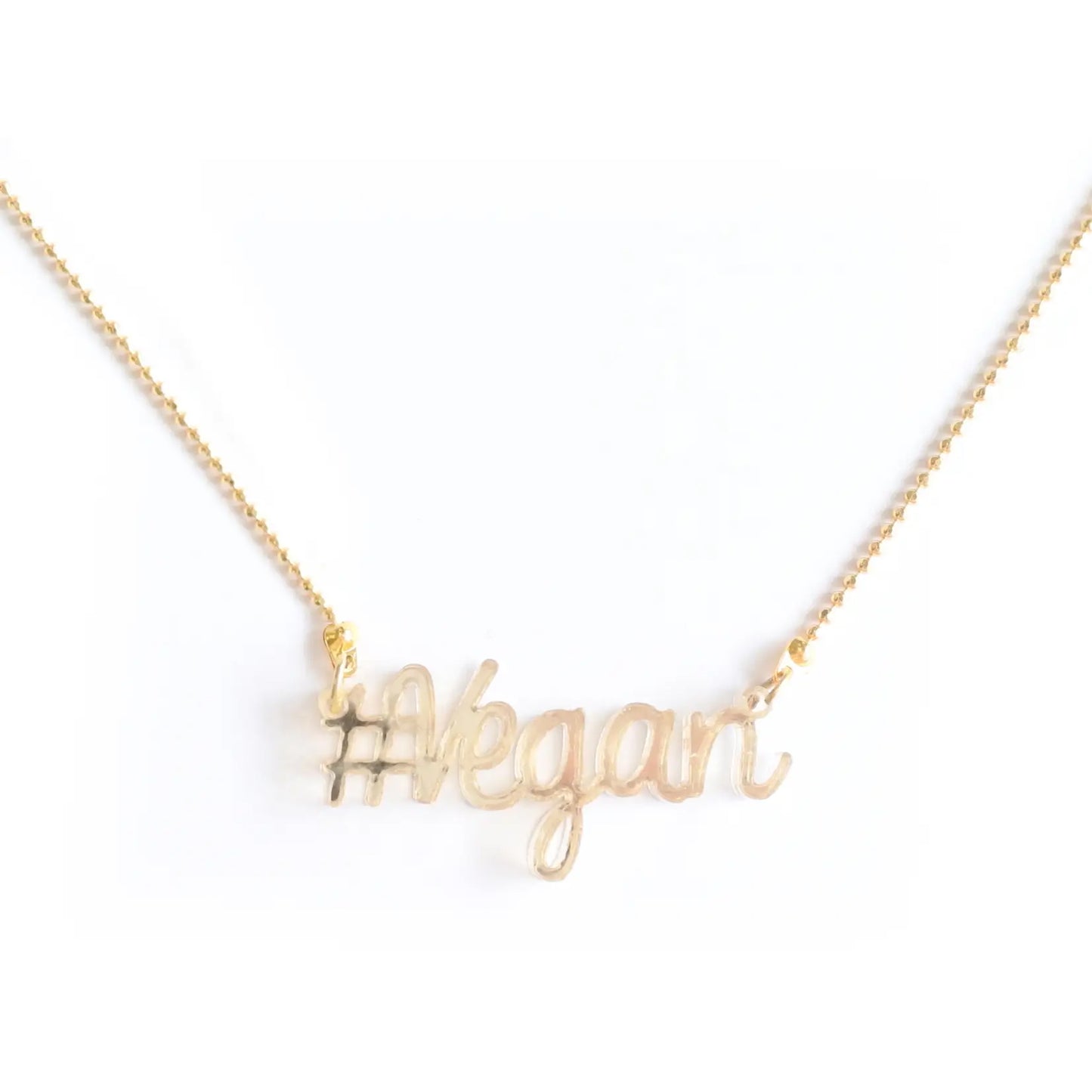 Handgemaakte ketting van gerecycled kunststof - duurzaam sieraad - uniek cadeau voor haar