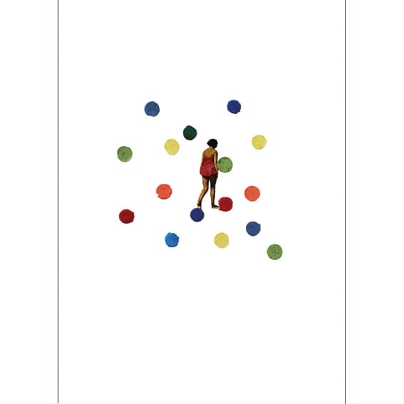 Confetti girl - kaart