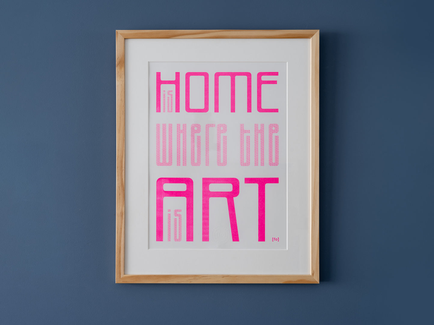 Kunstprint - Home is Where the Art is - Riso-techniek