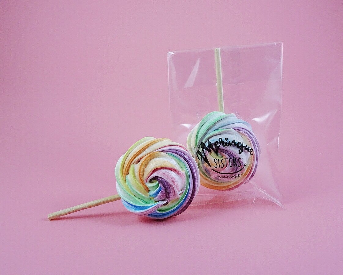 Meringue Mini Rainbow Lolly