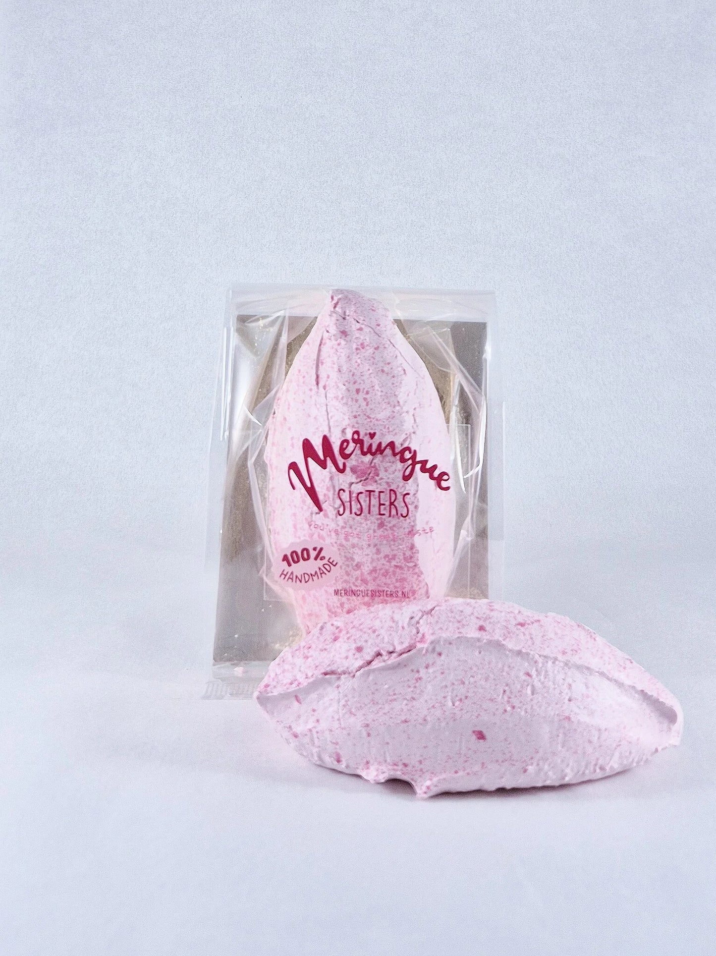 Meringue kersen scooped klein