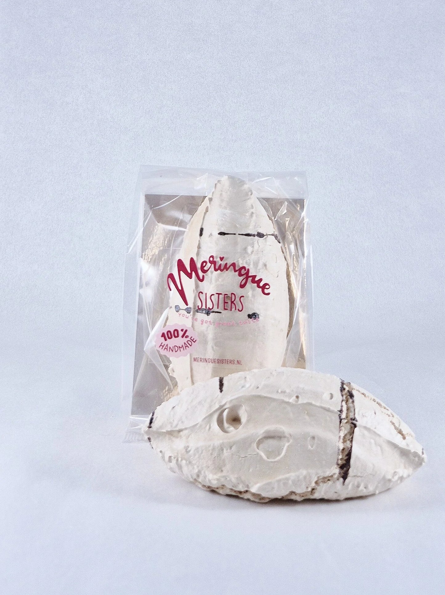 Meringue mokka - hazelnoot scooped klein