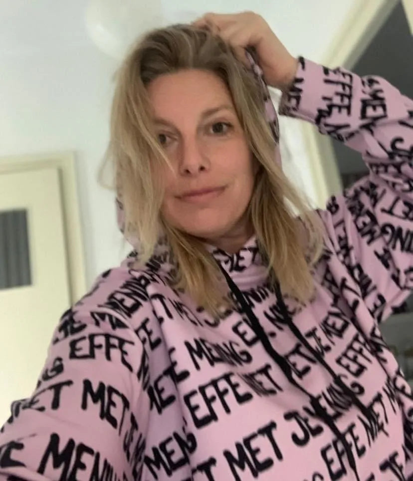 Unisex hoodie - ‘effe niet met je mening’