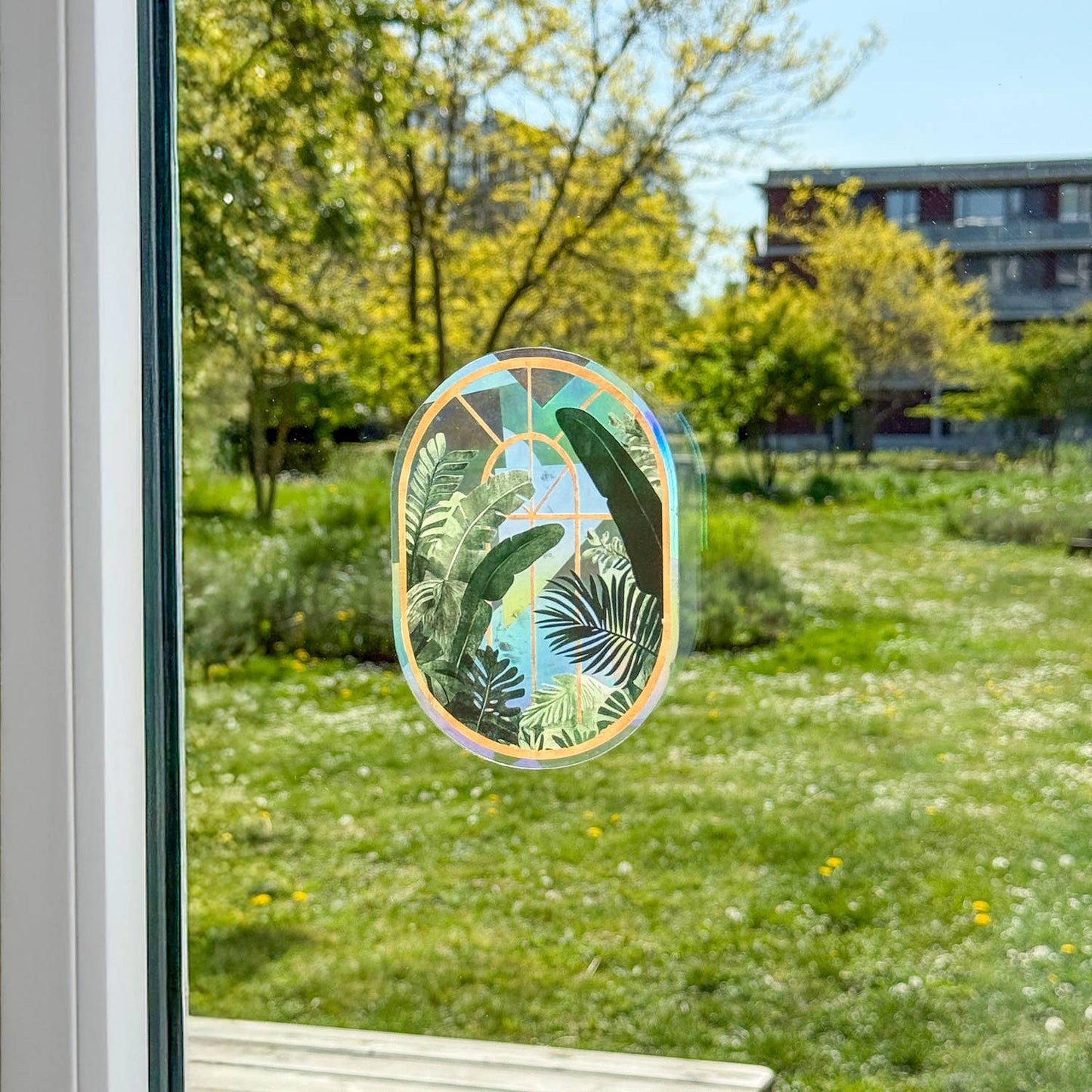 Regenboog Raamticker – Plantenparadijs