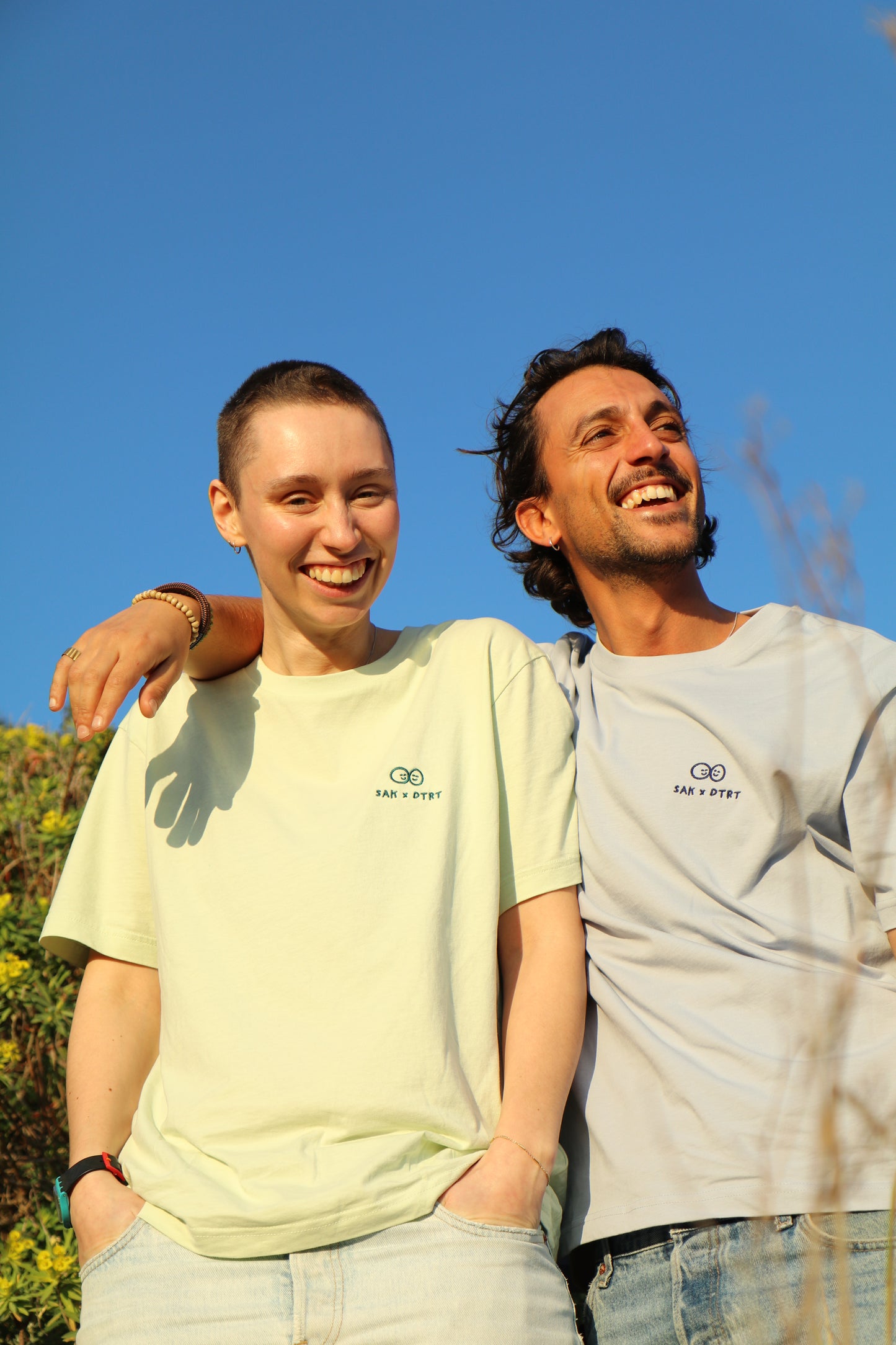 Duurzaam t-shirt met geborduurd ontwerp Do The Right Thing