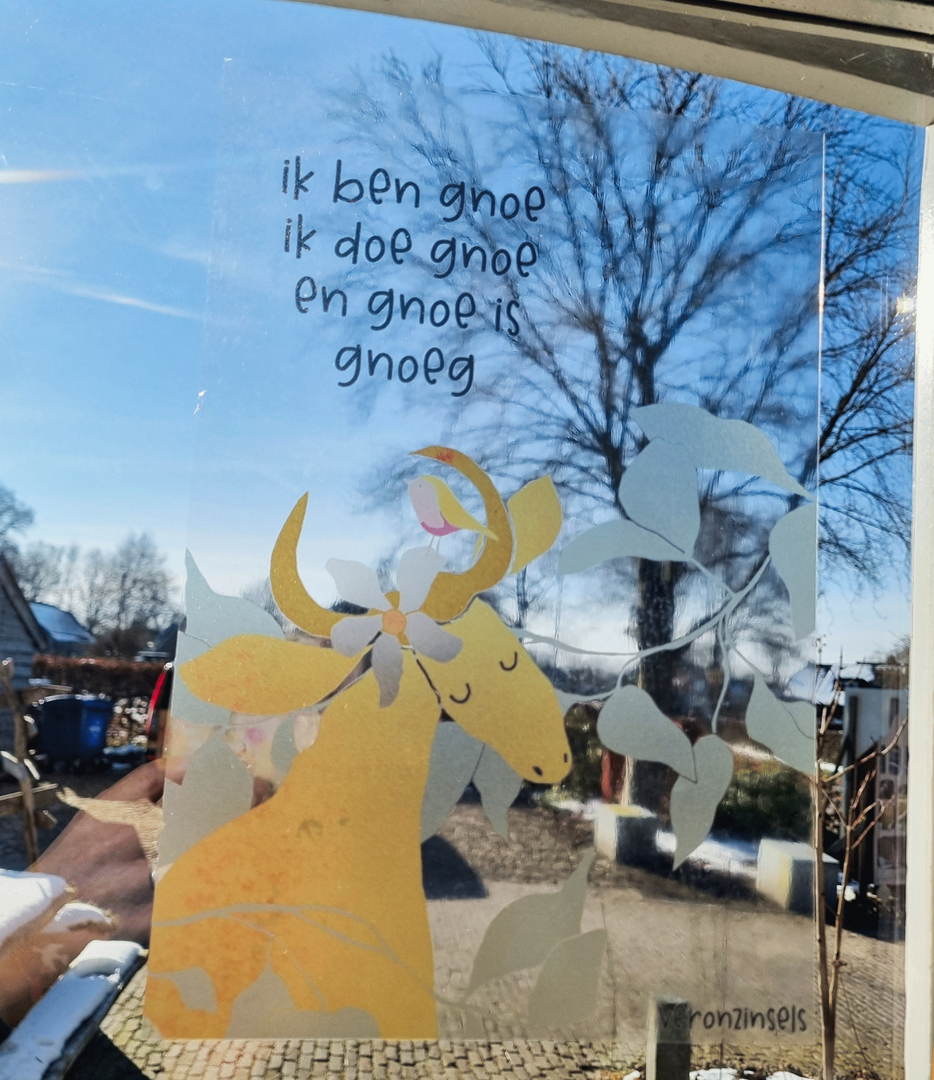 Raamgedicht Gnoe is Gnoeg