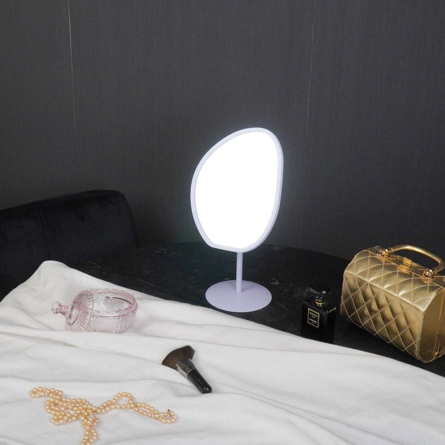 Spiegel - Metaal - Lila