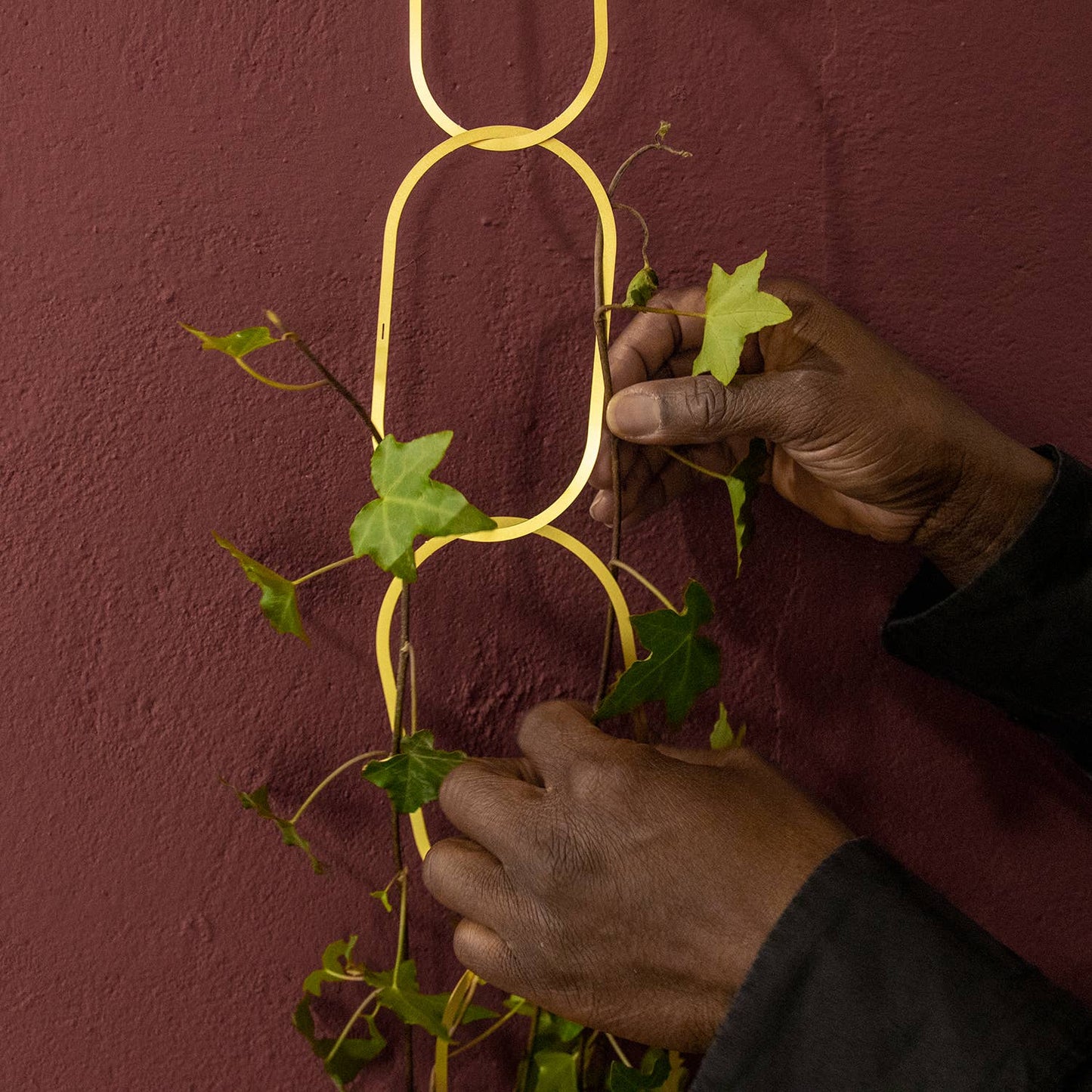 Gouden Messing Ketting – Klimplantensteun