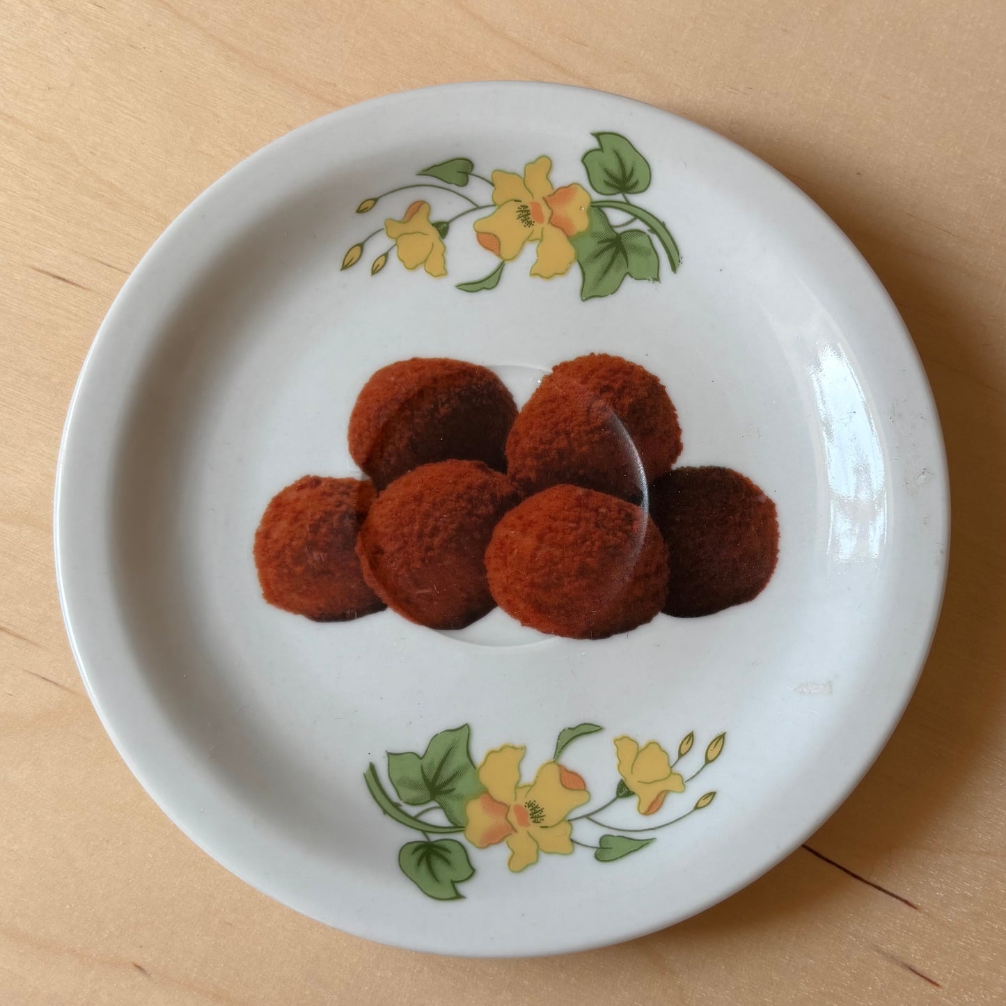 Vintage bordje - bitterballen