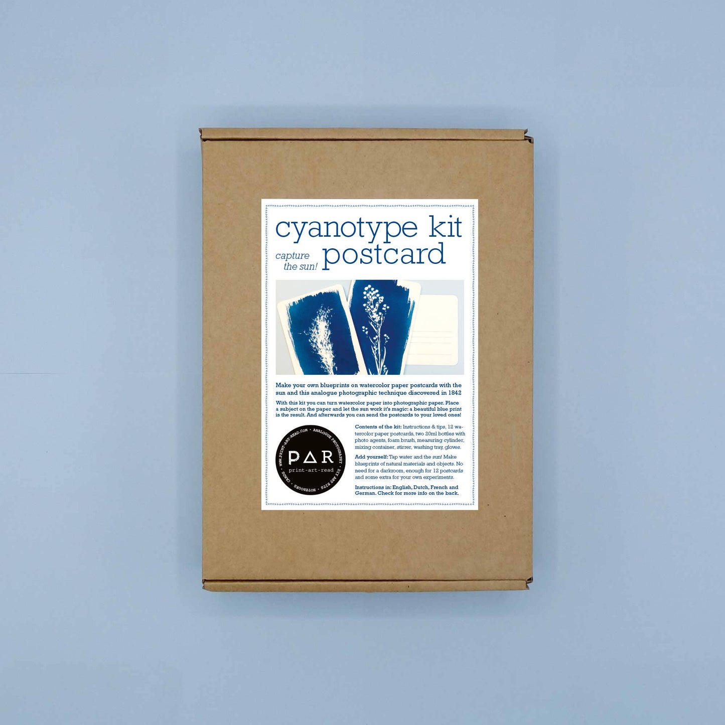 DIY Cyanotype Kit - Postcards
