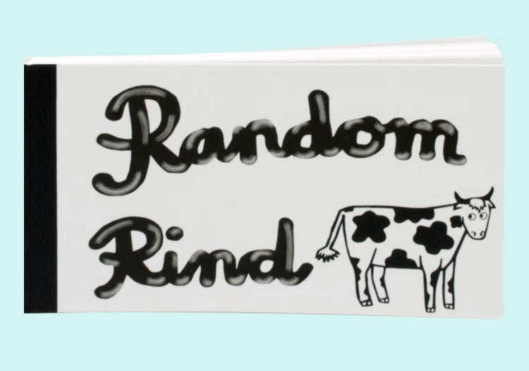 Flipboekje Random Rind met aartistieke, grafische tijl