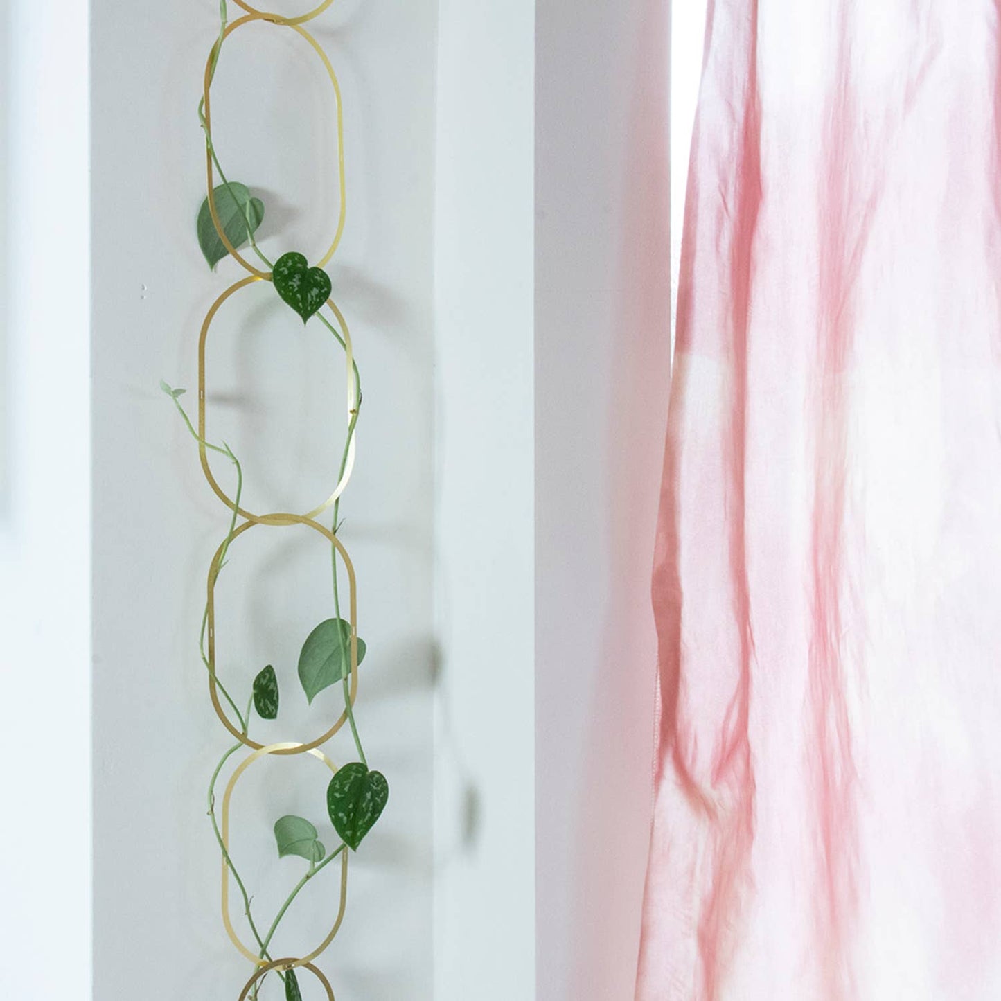 Gouden Messing Ketting – Klimplantensteun