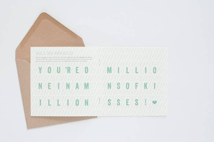 You're one in a million - kaart