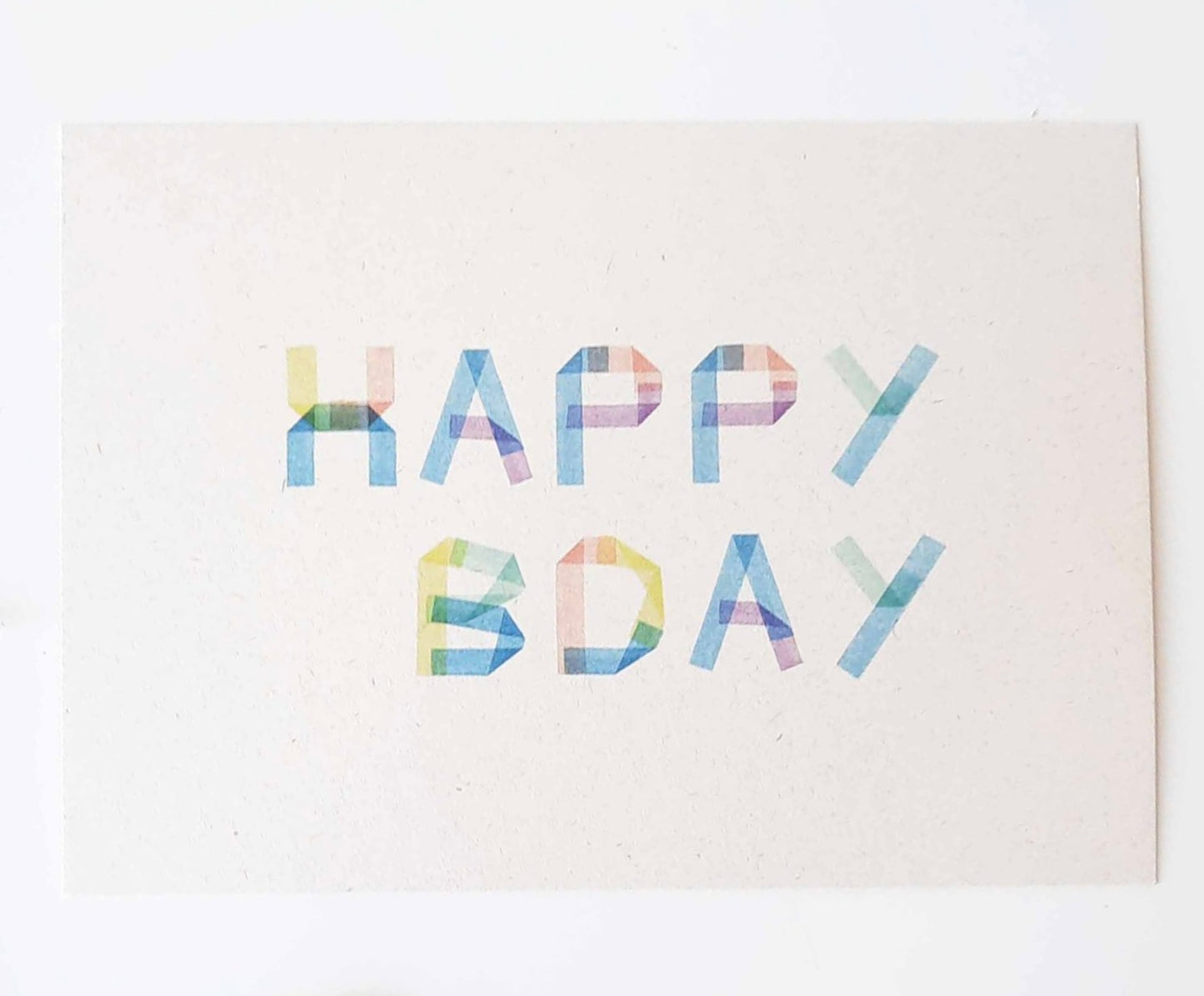 Kaart Happy Bday - Creative Notes