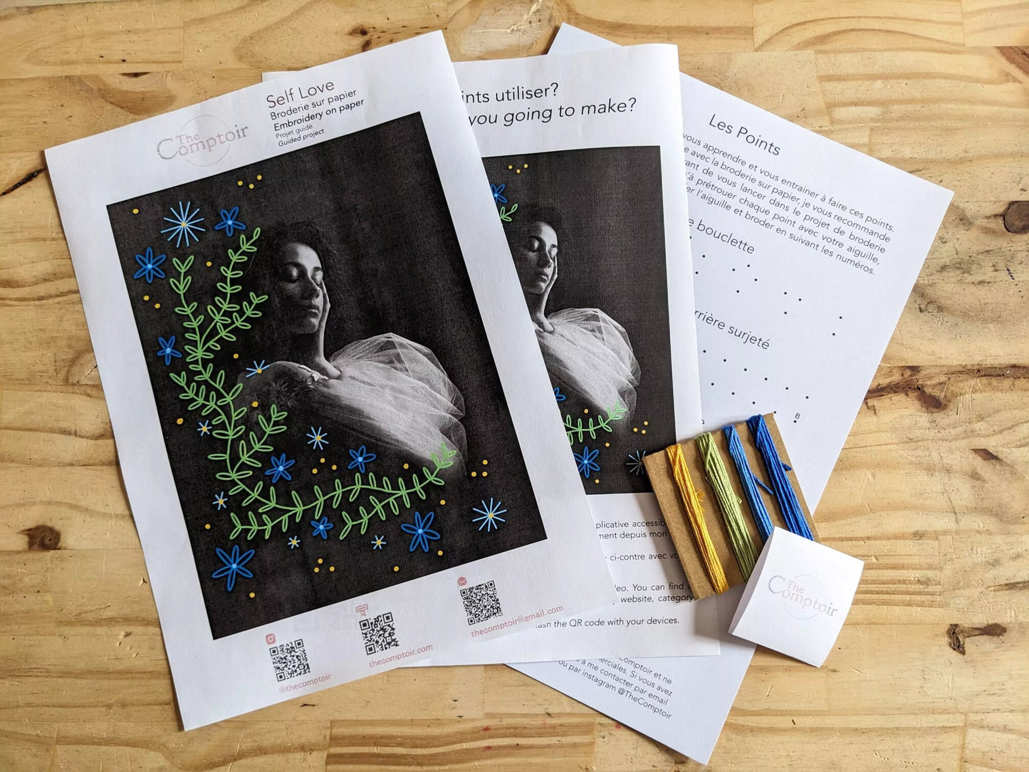 Borduren op papier Kit - Self Love