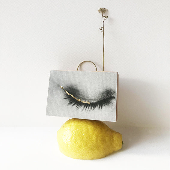 Eyelash- met bladgoud