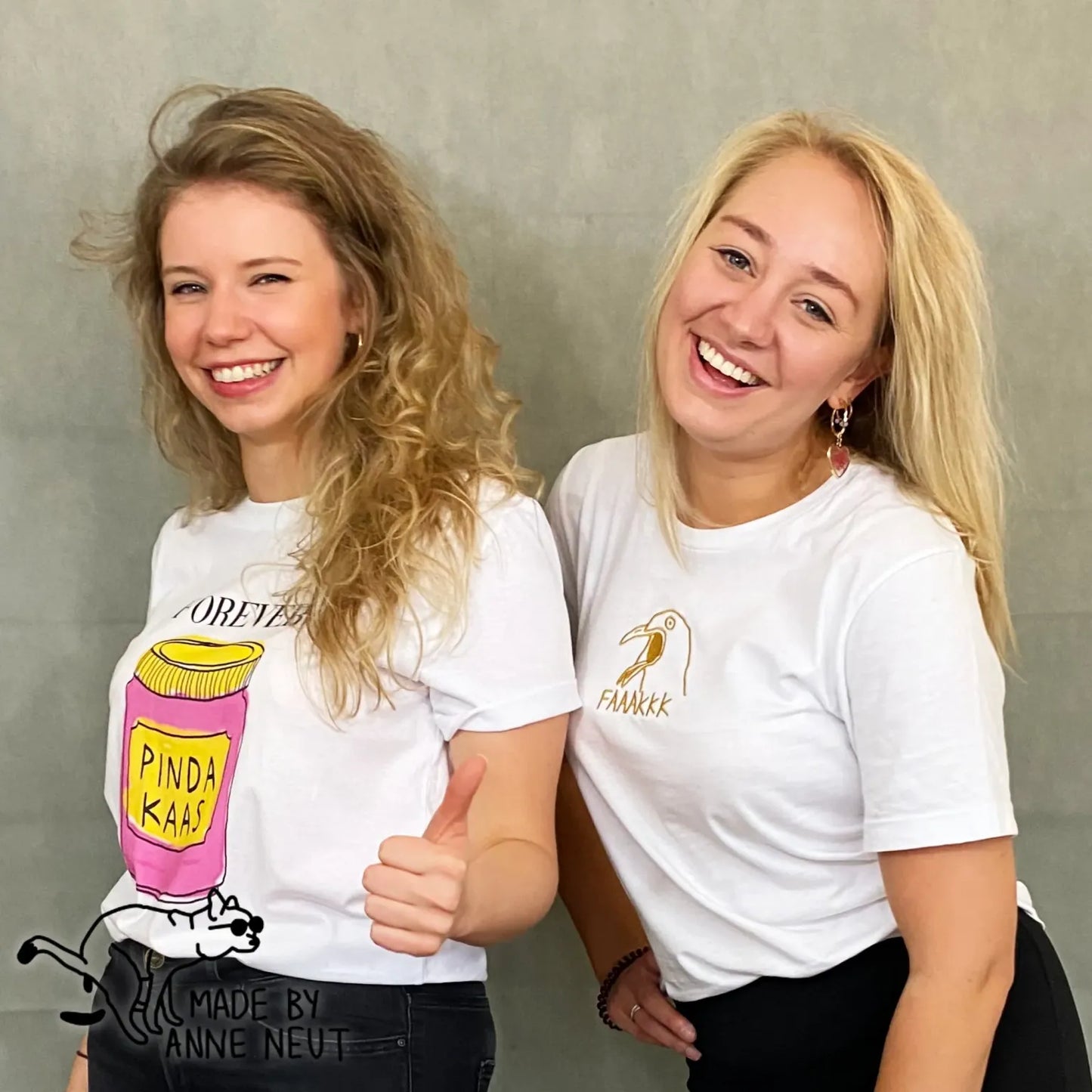 Unisex bio shirt ‘Forever Pindakaas'