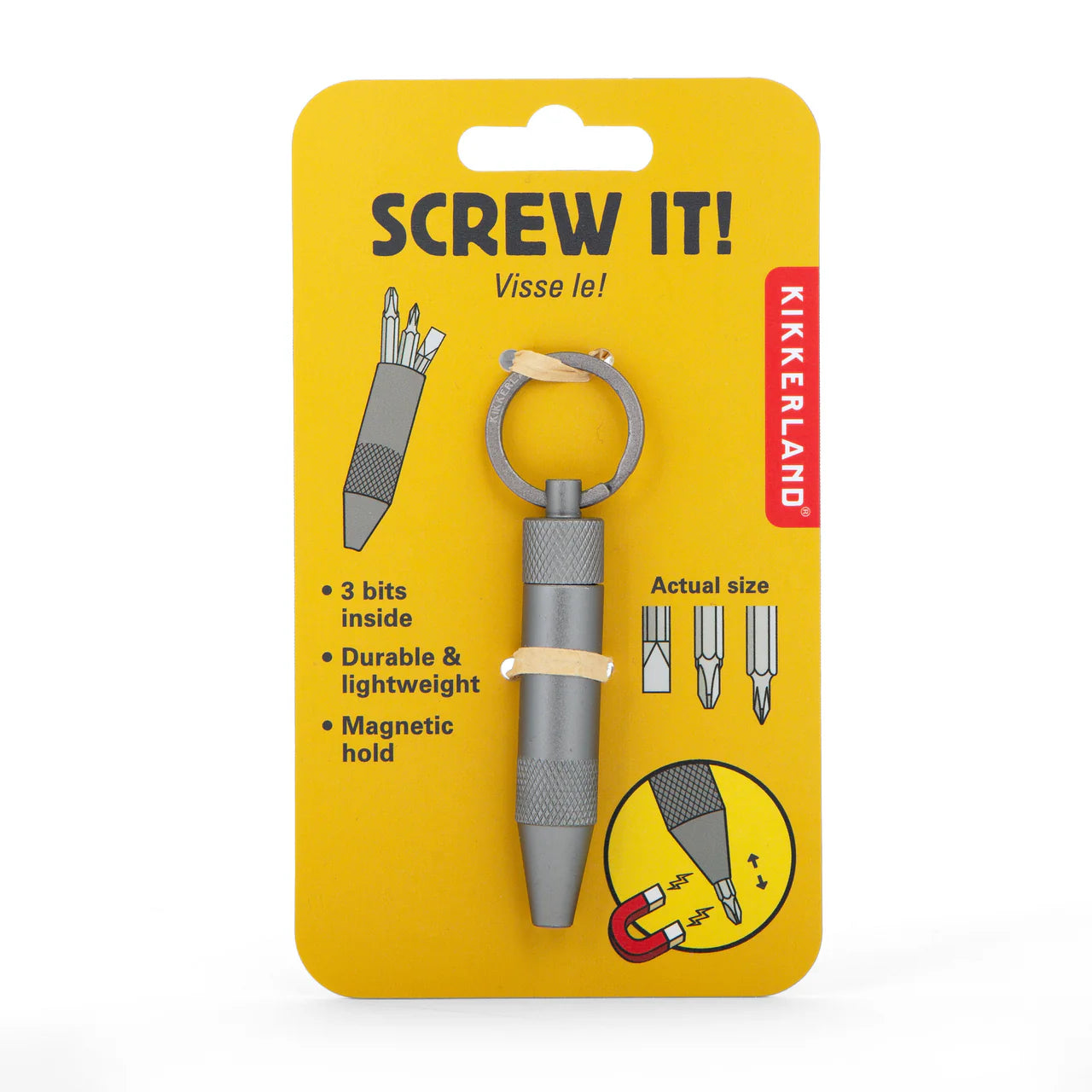 Screw it! - Schroevendraaier sleutelhanger