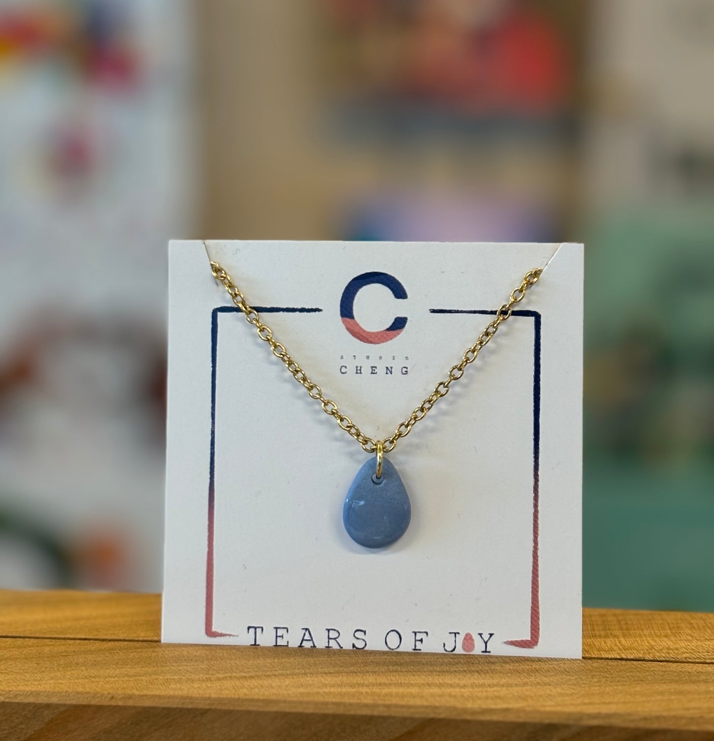 Handgemaakte ketting van porselein - duurzaam sieraad - uniek cadeau voor haar