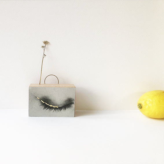 Eyelash- met bladgoud