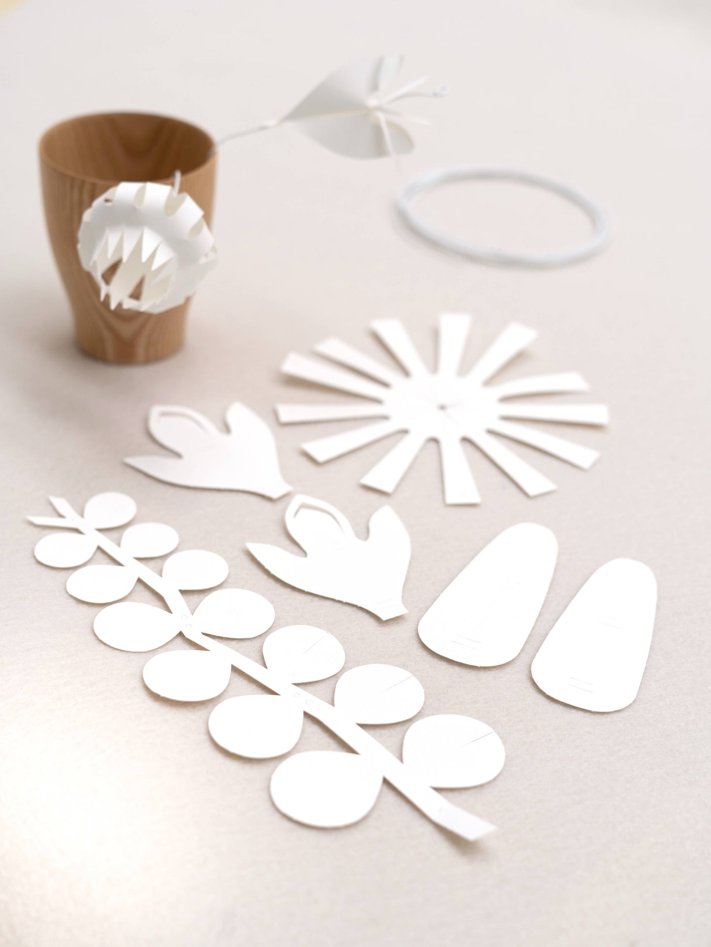 FIELD flowers small - white (4 bloemen)