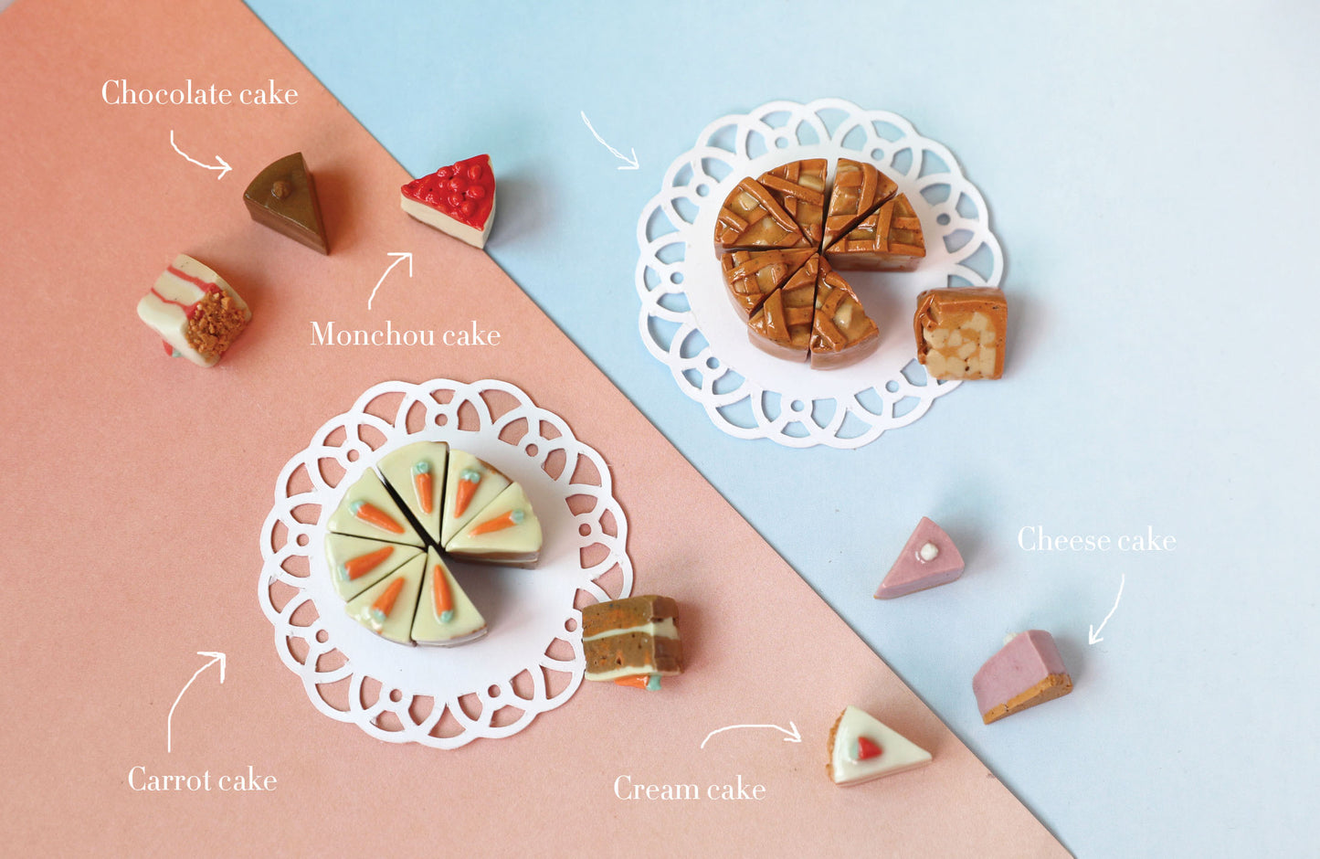 Carrot cake pin