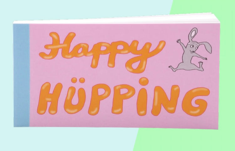 Happy Hüpping - creatief flipboekje als vrolijk en origineel cadeau