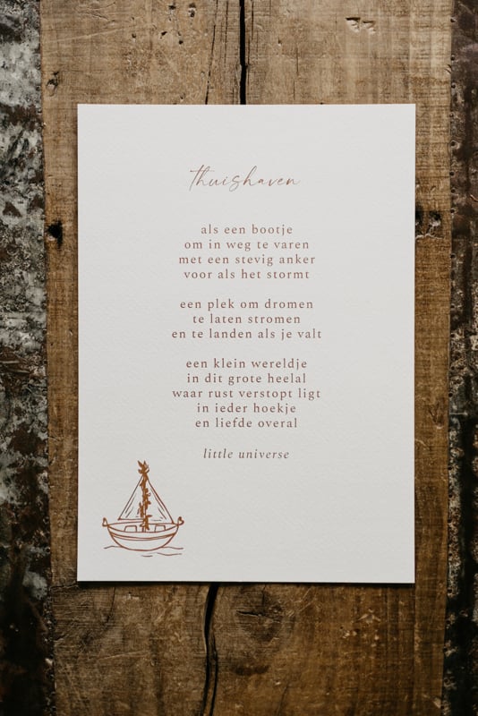 Print A4 'Thuishaven'