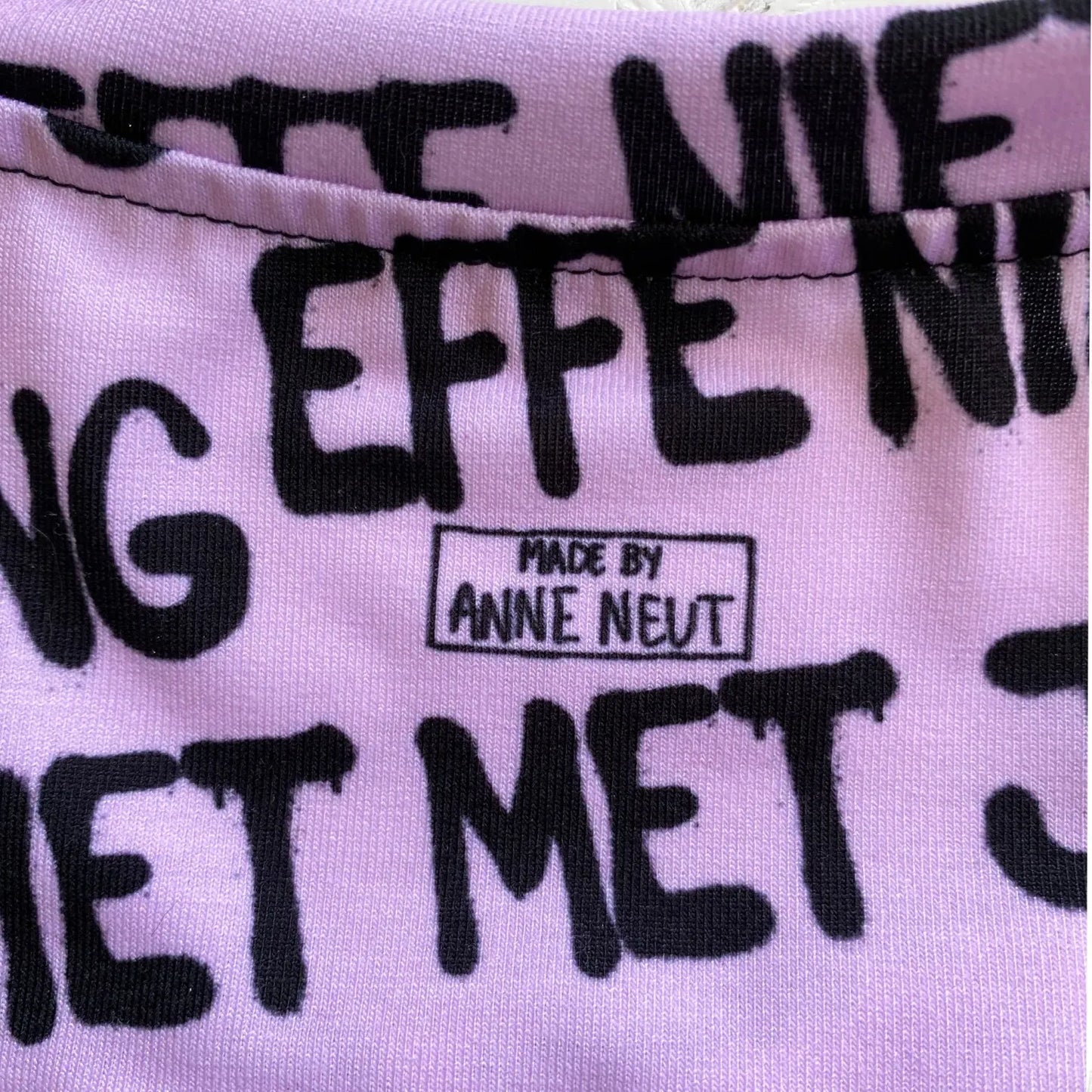 Crop shirt - ‘effe niet met je mening’