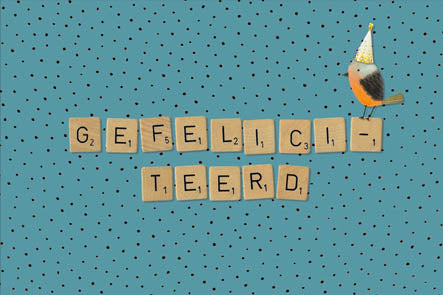 Kaart Gefeliciteerd