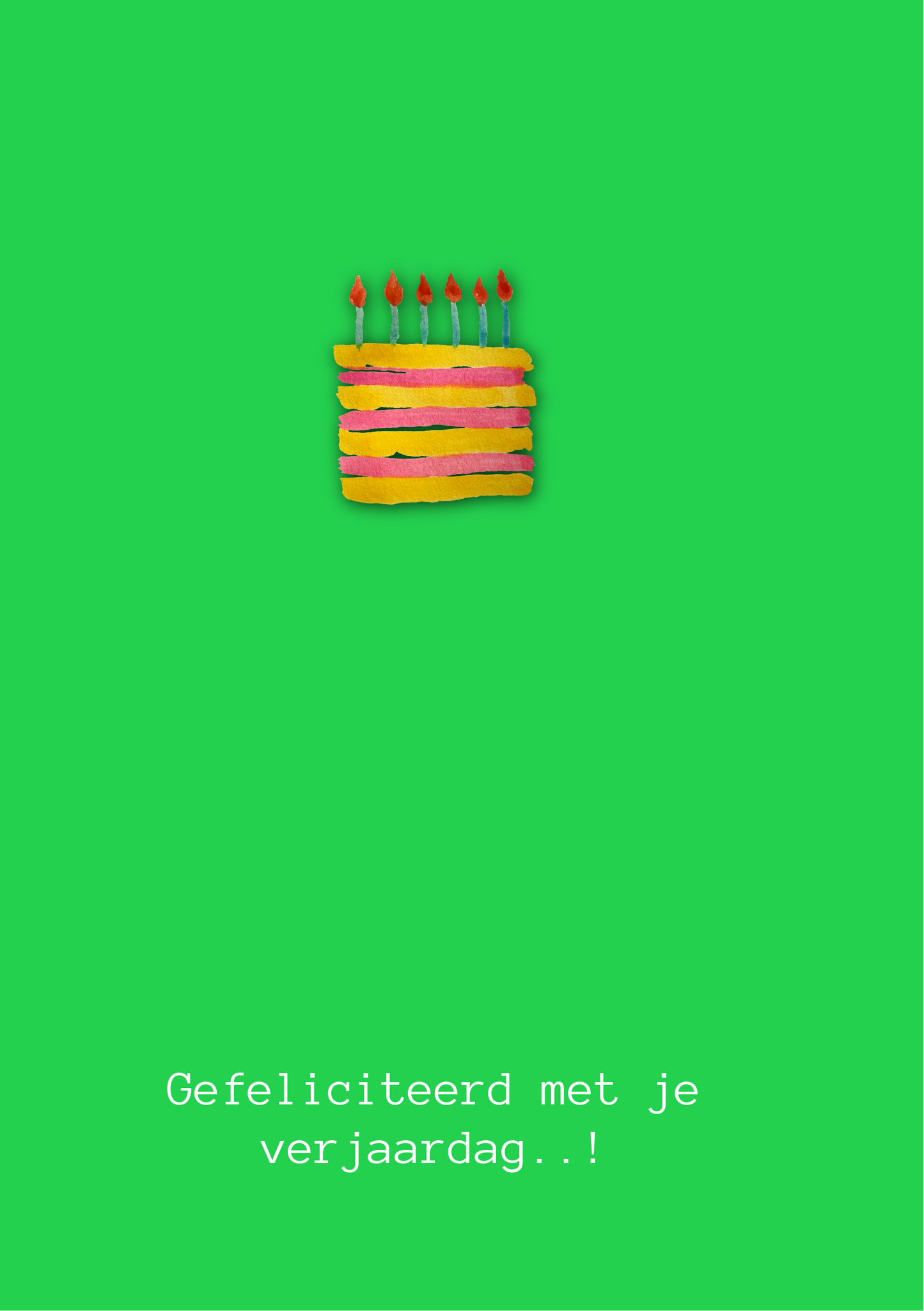 Kaart - Gefeliciteerd