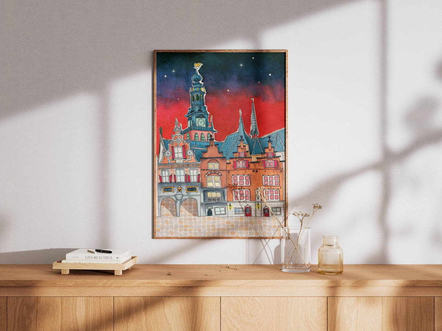 Poster - Nijmegen by Night
