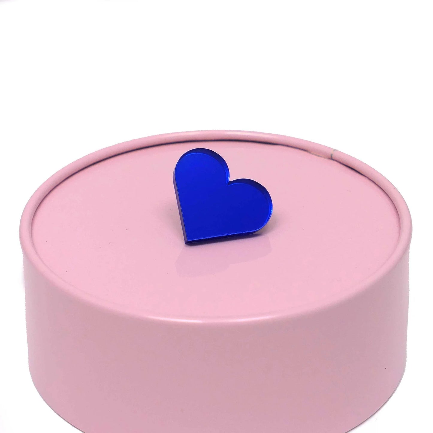 Hartjes broche - spiegelend goud