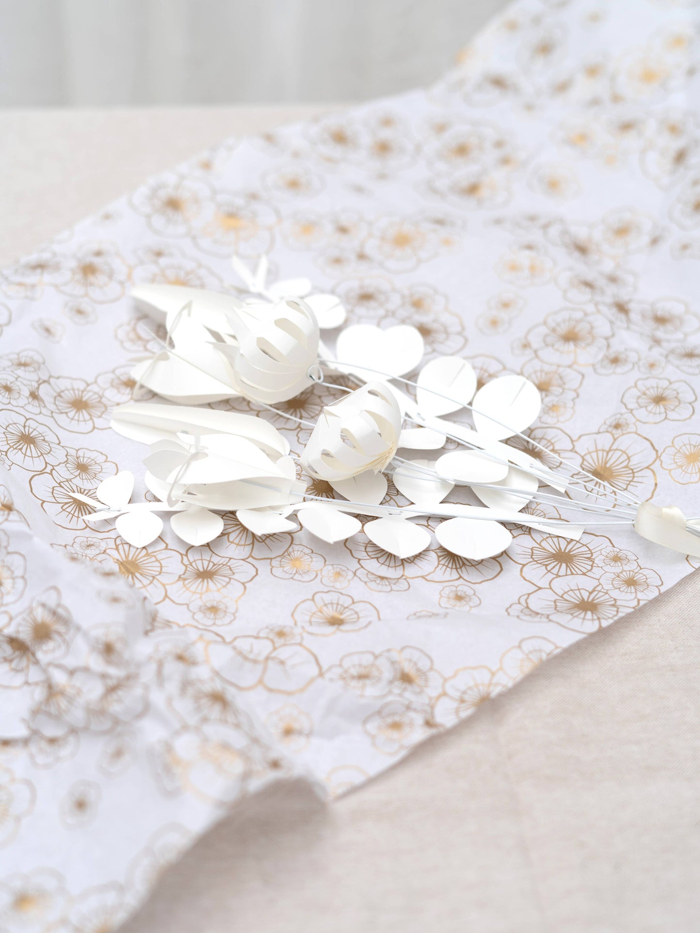 FIELD flowers small - white (4 bloemen)