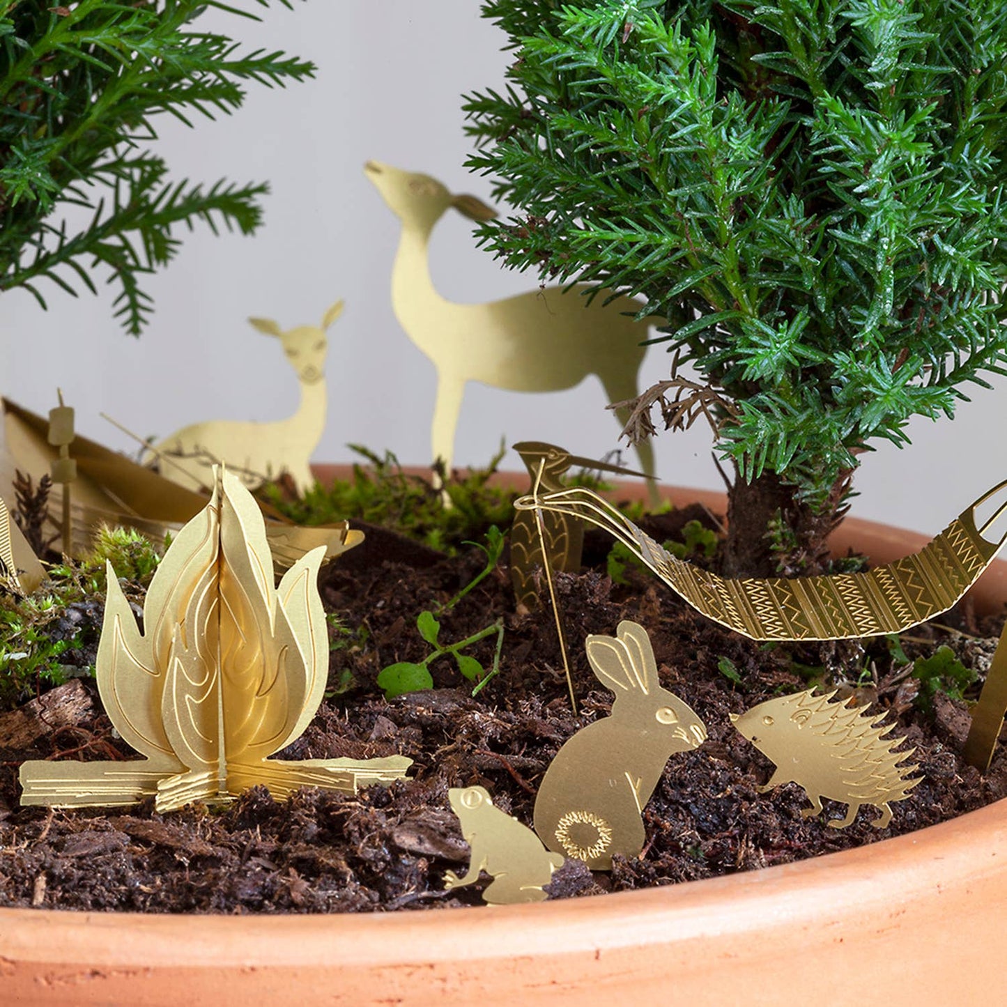 Tiny Camping – mini messing campingset voor je plant