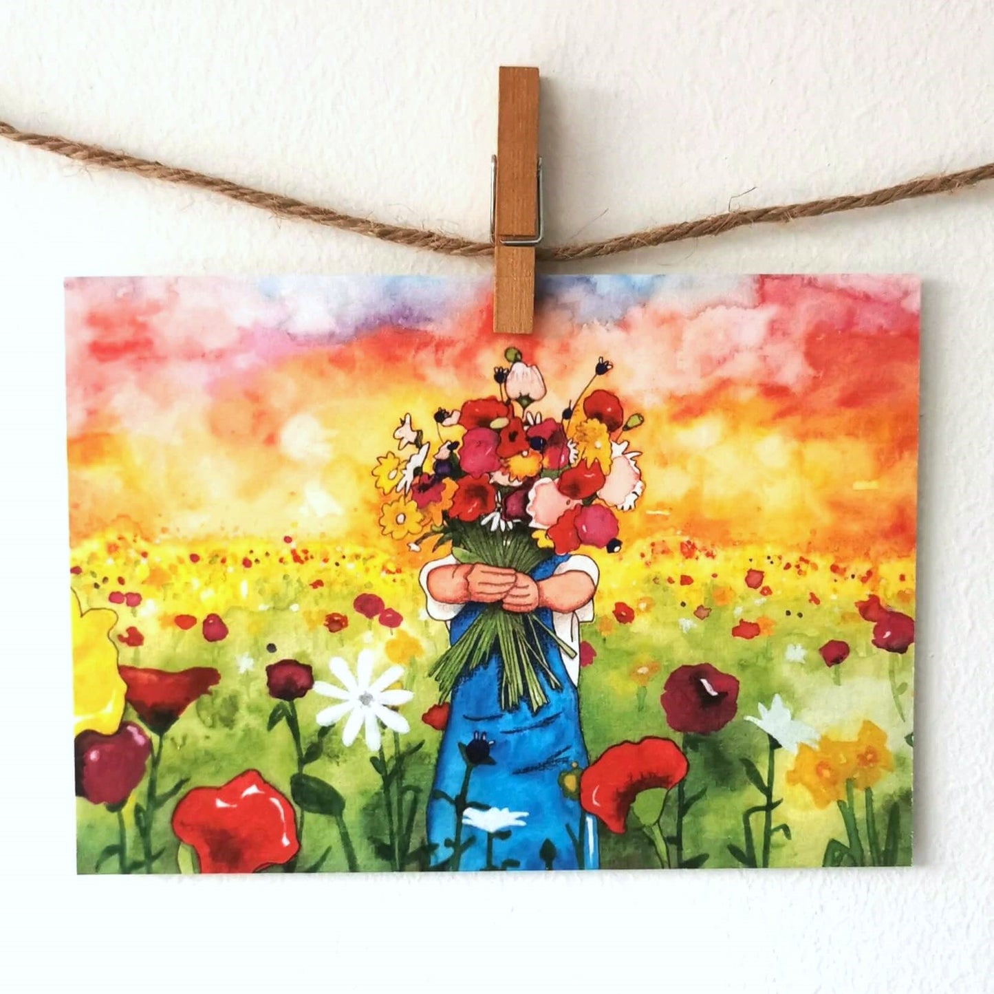 Kaart - Bloemenveld