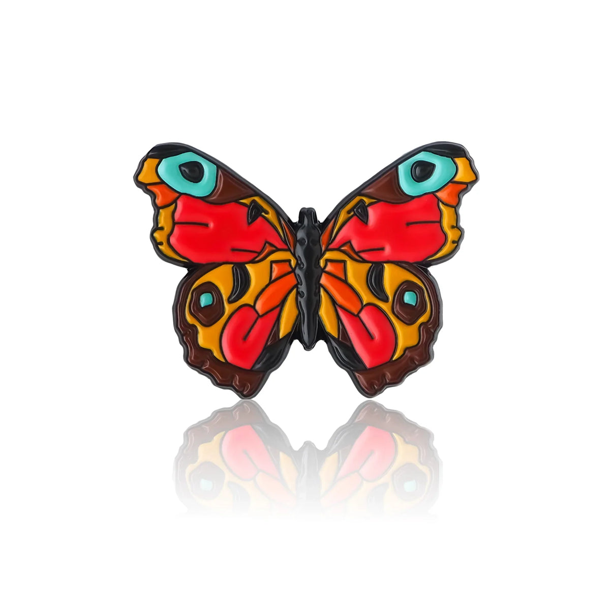 Pin - Kleurrijke vlinder