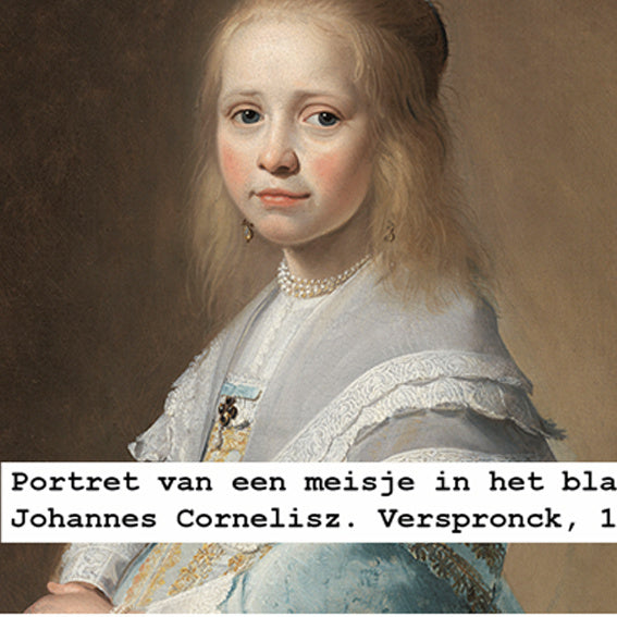 Meisje in het blauw