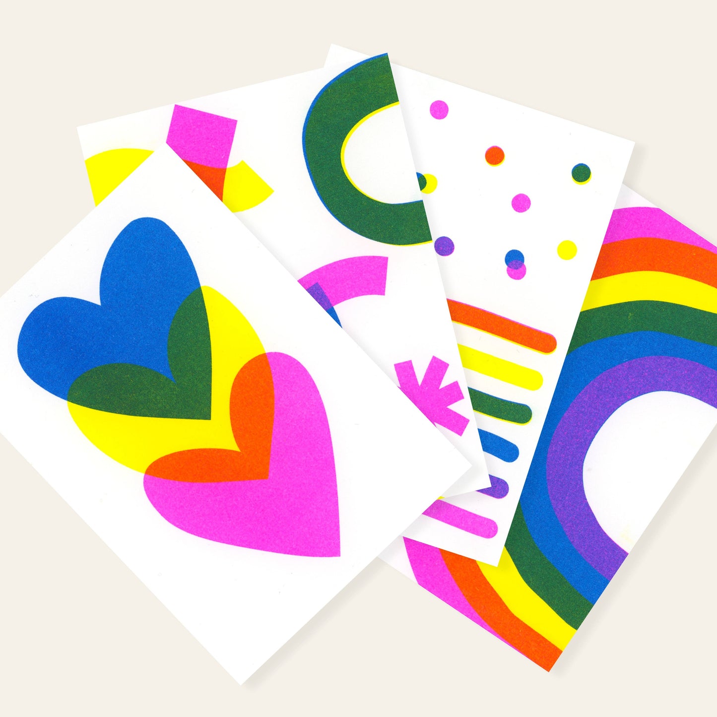 Confetti Ansichtkaart