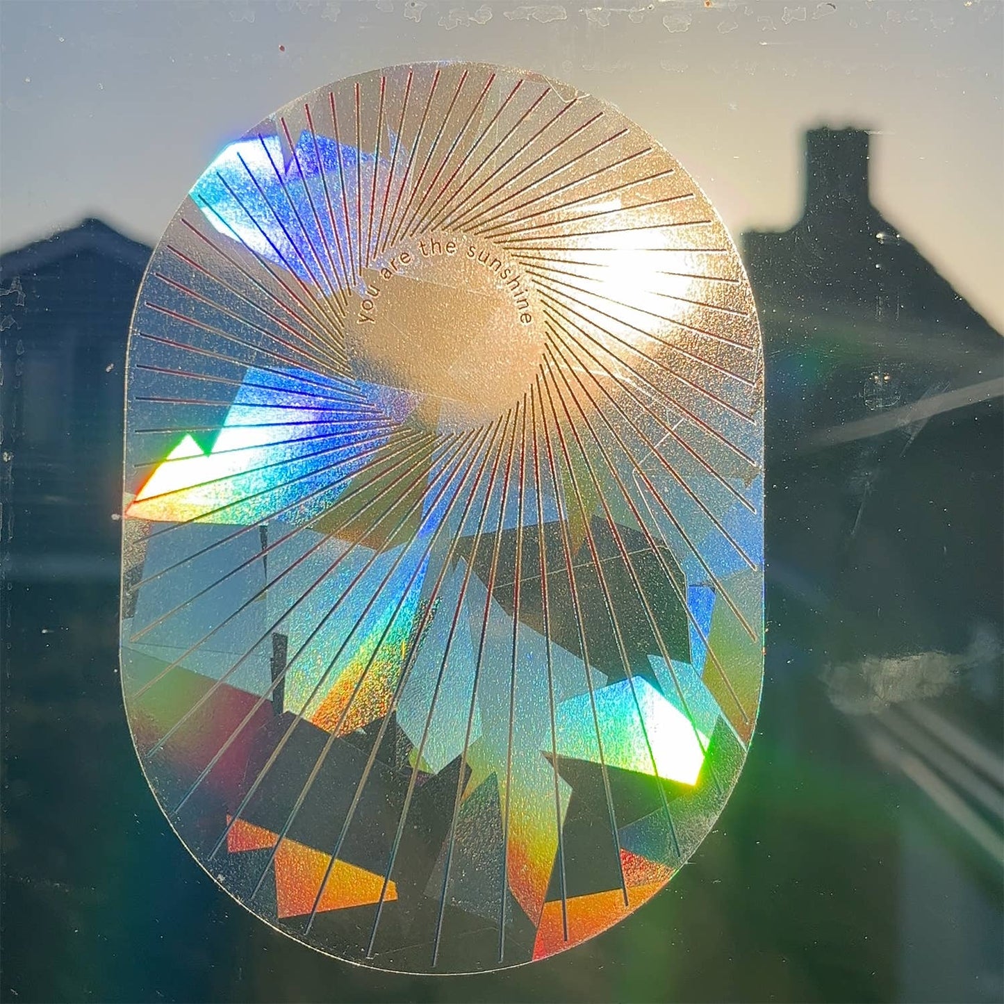 Regenboogmaker Sticker – Jij bent mijn zonnestraal
