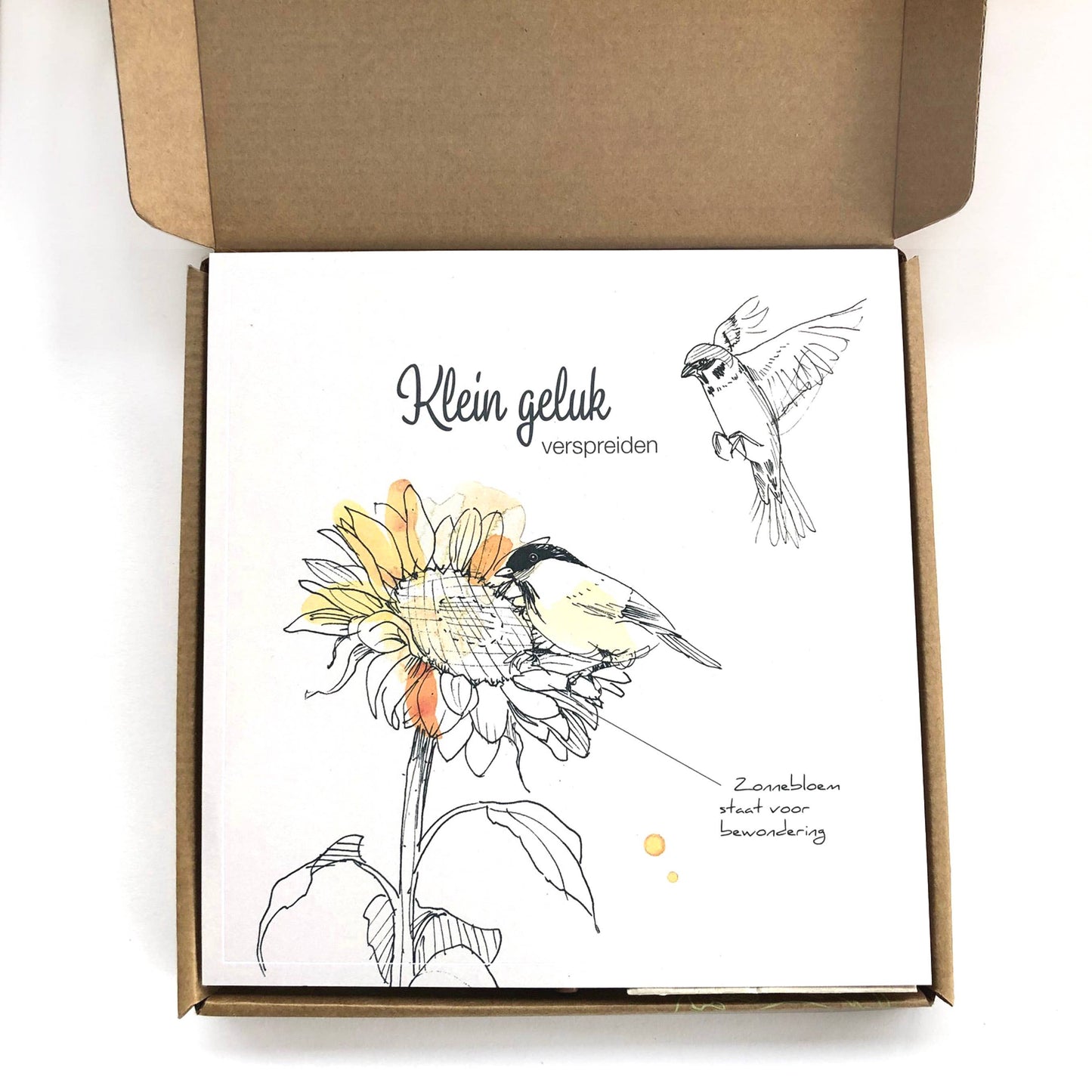 Vogel cadeau doosje 'Klein Geluk'