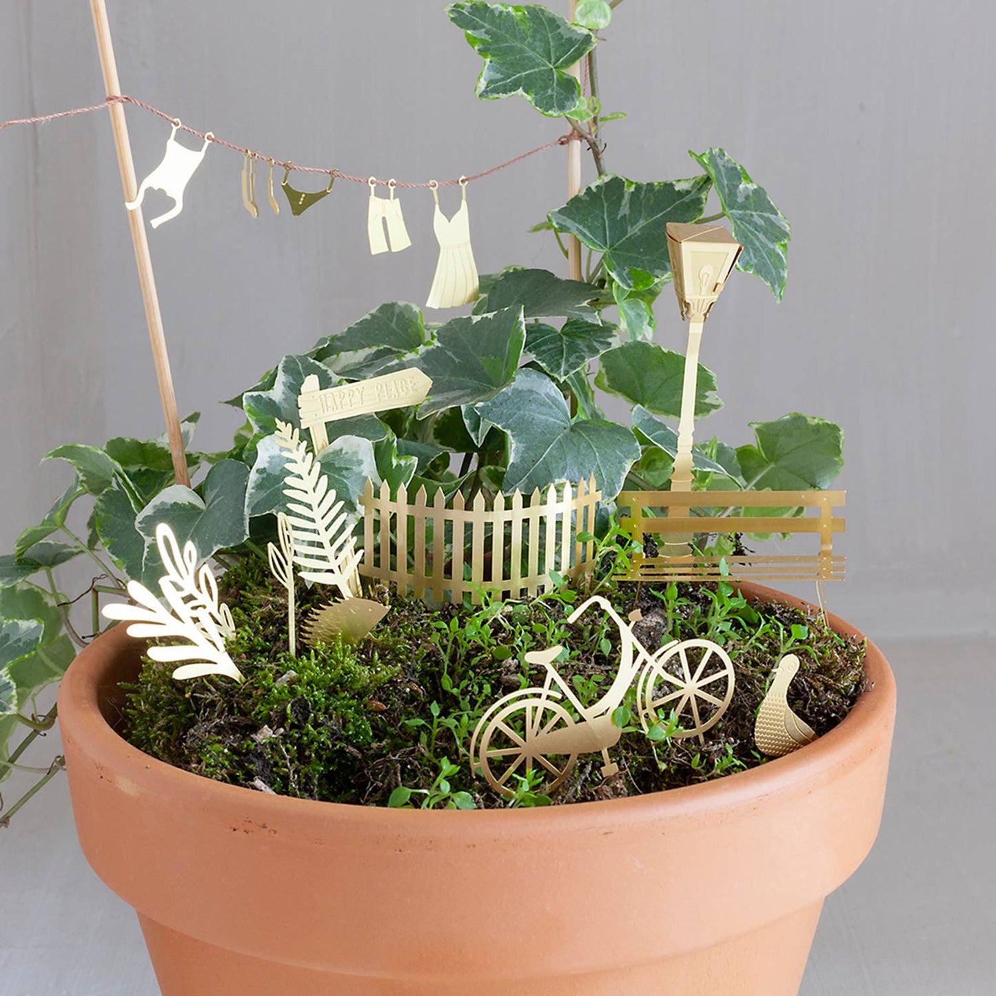 Tiny Bike Adventure – miniatuur fietsavontuur voor je plant