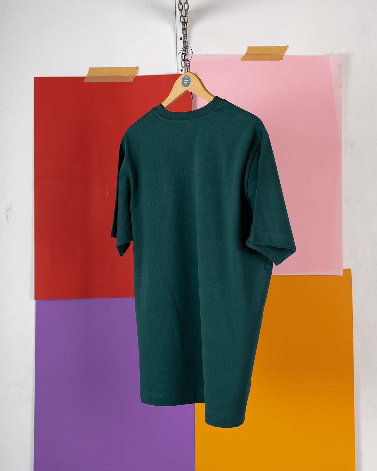 T-shirt Gitaarvrouw - Groen