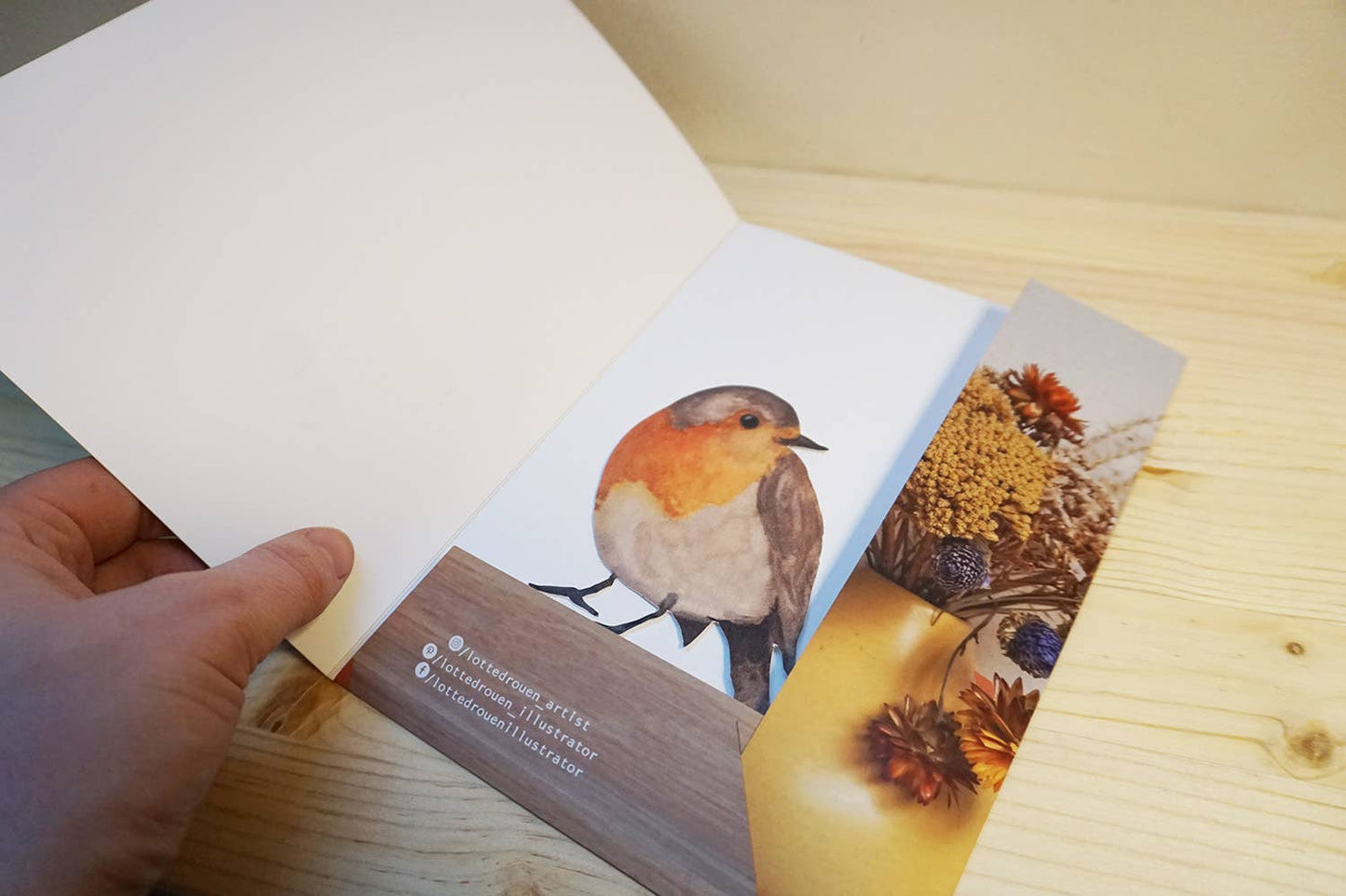 Muursticker Goudhaantje