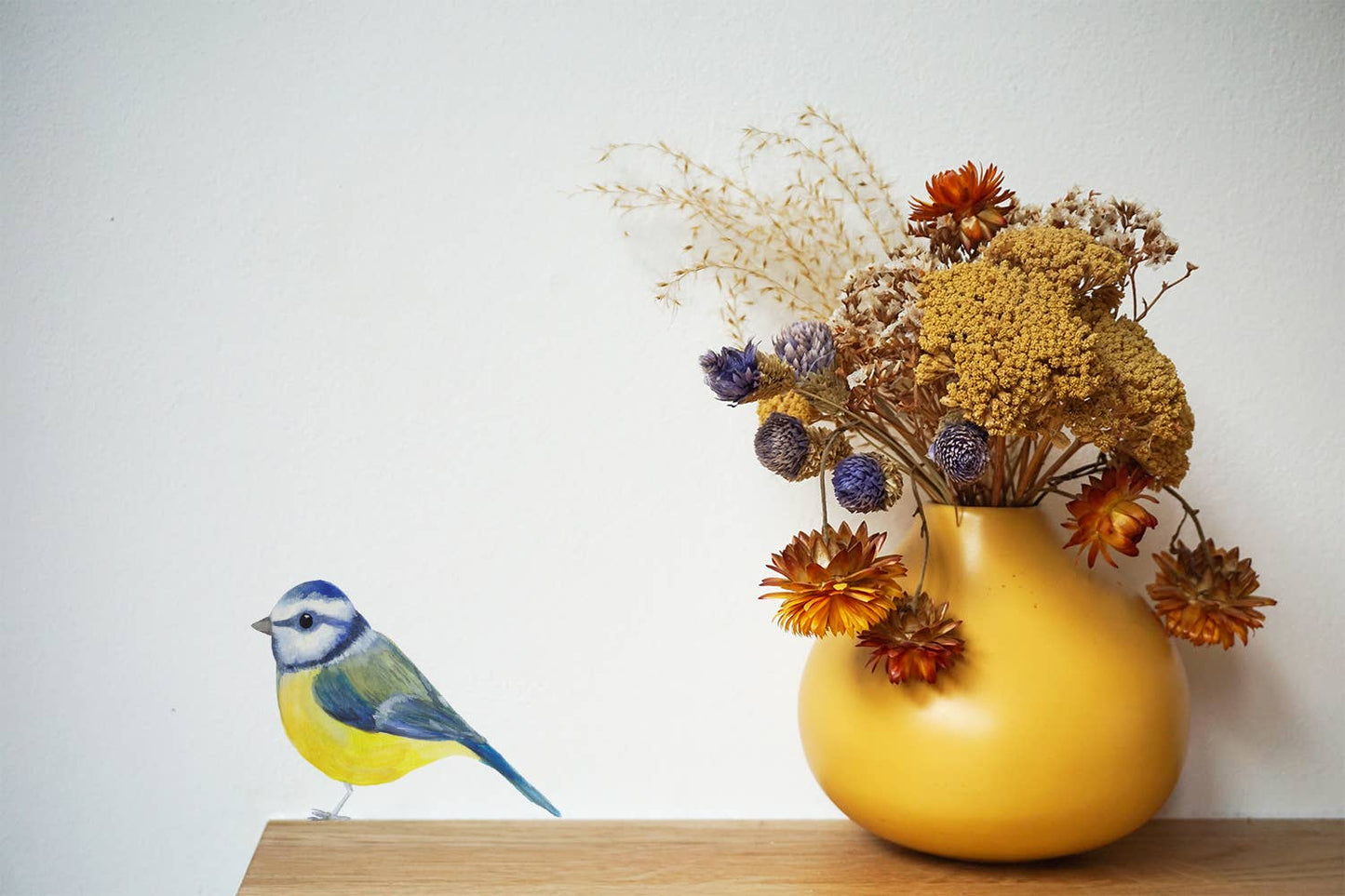 Muursticker Pimpelmees