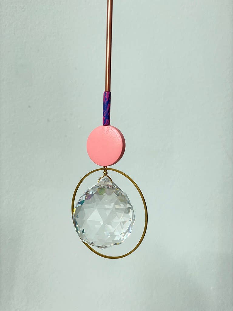 Suncatcher Disc/ Lichtvanger / Raamkristal / Prisma - Disc