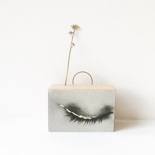 Eyelash- met bladgoud