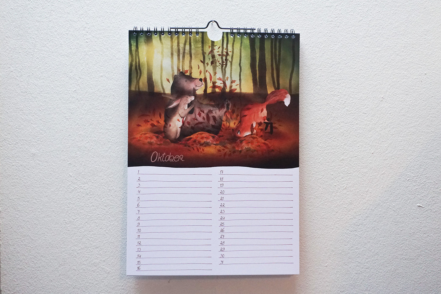 Verjaardags kalender - Onderweg met vos