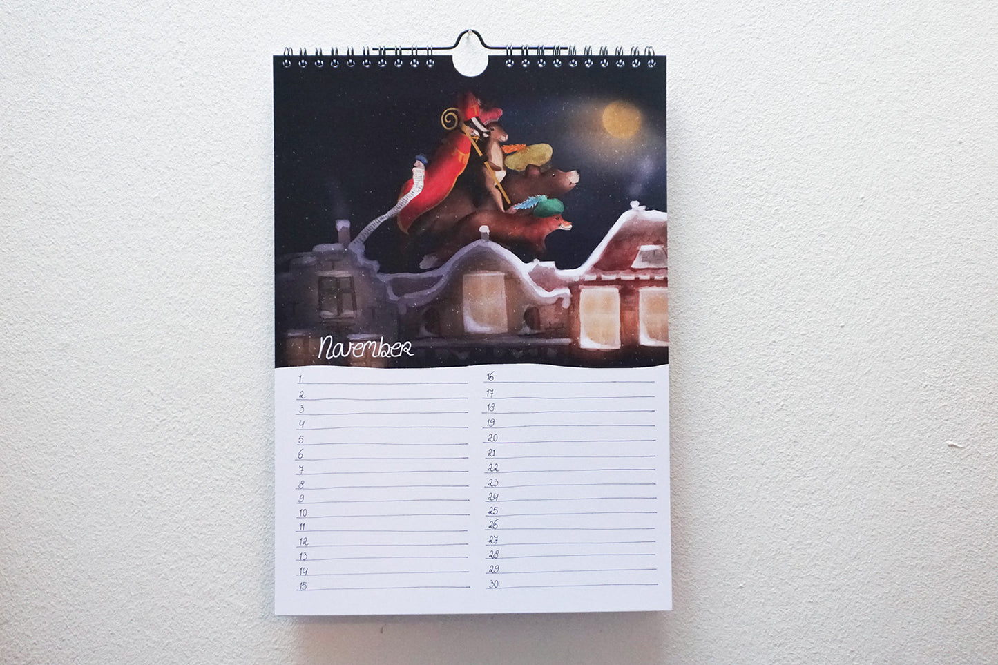 Verjaardags kalender - Onderweg met vos